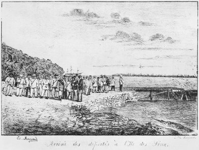 Albumi Isle of Pinesista, Karkotettujen saapuminen, 1877 tekijältä French School