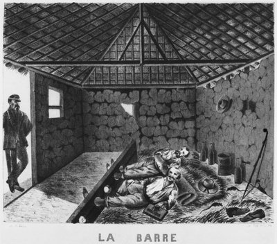 Albumi Isle of Pines, baari, karkotettujen rangaistus, 1878-79 tekijältä French School