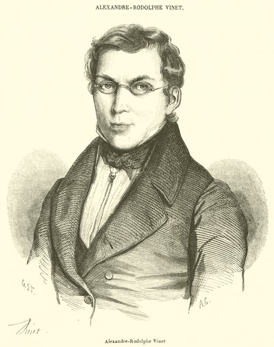 Alexandre-Rodolphe Vinet (kaiverrus) tekijältä French School