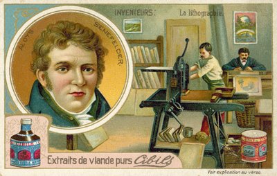 Alois Senefelder, litografian keksijä tekijältä French School