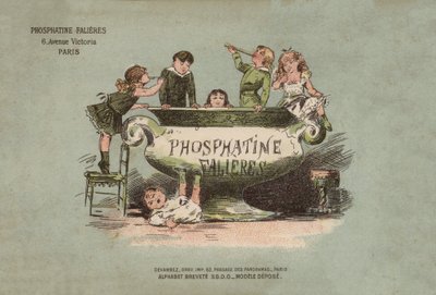 Falieres Fosphatine Alphabet (väri litho) tekijältä French School