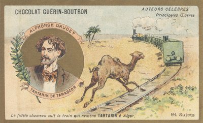 Alphonse Daudet (1840-1897), ranskalainen kirjailija ja näytelmäkirjailija, Tartarin de Tarasconin (1872) kirjoittaja tekijältä French School