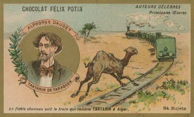Alphonse Daudet ja kohtaus Tartarin de Tarasconista tekijältä French School