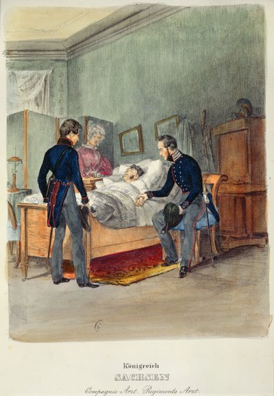 Armeijalääkäri Saksin kuningaskunnassa, n. 1840 tekijältä French School