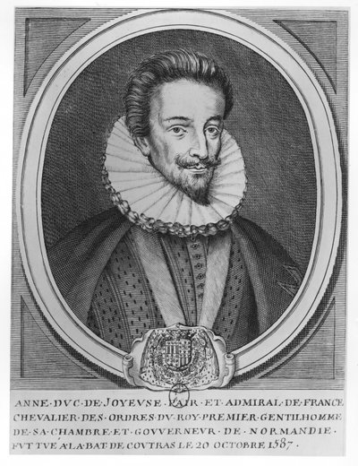 Anne, Joyeusen herttua (kaiverrus) tekijältä French School