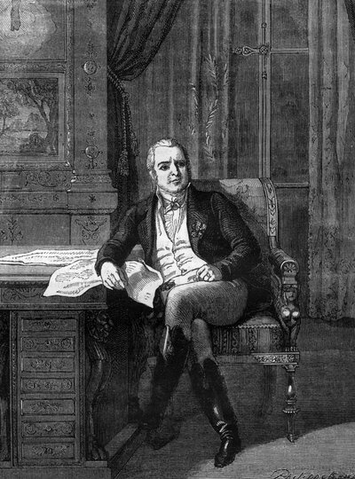 Antoine Marie Chamans, kreivi de Lavalette, ranskalainen poliitikko ja kenraali - Antoine-Marie Chamans, kreivi de Lavalette (1769-1830) upseeri, korkea Ranskan virkamies ja valtioneuvoston jäsen - teoksessa "Histoire de l