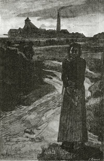 Anzin, 1800-luku (bw-kaiverrus) tekijältä French School