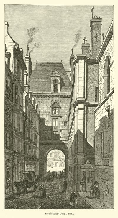 Arcade Saint-Jean, 1830 tekijältä French School