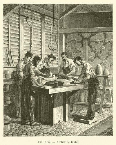 Joukkotyöpaja (kaiverrus) tekijältä French School