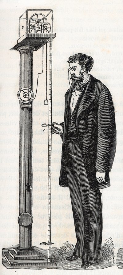 Atwood-koneen keksi vuonna 1784 George Atwood (1745-1807) - Machine d