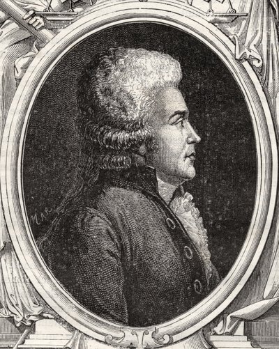 Augustin Bernard Francois Legoazre de Kervelegan Louis Blancin (1811-82) teoksesta "Histoire de la Revolution Francaise" tekijältä French School