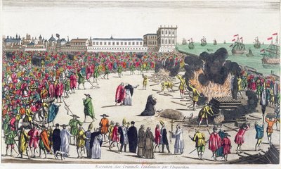 Auto da Fe Lissabonissa, 1700-luvun puoliväli tekijältä French School