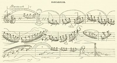 Barcarolle (kaiverrus) tekijältä French School