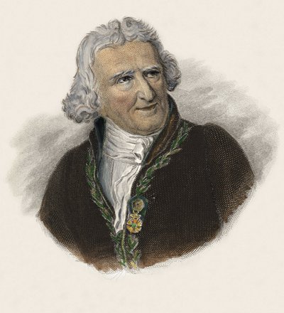 Paroni Antoine Augustin Parmentier (1737-1813), ranskalainen farmaseutti, ravitsemusterapeutti ja agronomi. "Hyödyllisten miesten muotokuvissa" tekijältä French School