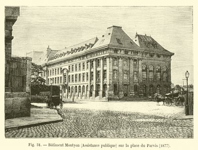 Montyon Building, Public Assistance, Place du Parvis, 1877 tekijältä French School