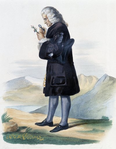 Bernard de Jussieu - teoksessa Toim. Mennechet, "" Ranskalainen Plutarch"" tekijältä French School
