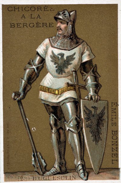 Bertrand du Guesclin (Duguesclin) (v. 1320-1380). Ranskan konstaapeli tekijältä French School