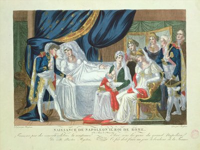 Rooman kuninkaan Napoleon II:n syntymä 20. maaliskuuta 1811 tekijältä French School