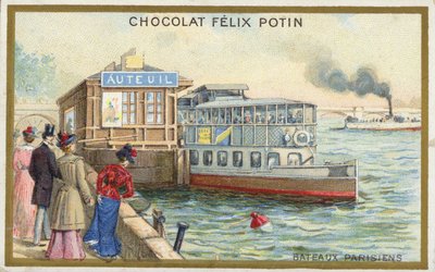 Veneitä Seine-joella, Pariisi tekijältä French School