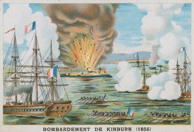 Kinburnin pommitus, 1855 tekijältä French School