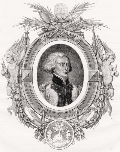Bon-Adrien Jeannot de Moncey, Conegliano herttua, Pannemaker-Lignyn kaiverrus Linardin mukaan, Louis Blancin (1811-82) teoksesta "Histoire de la Revolution Francaise" tekijältä French School