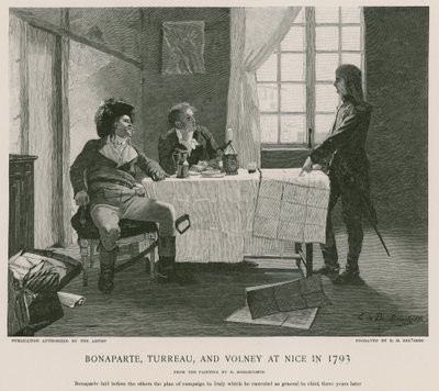 Bonaparte, Turreau ja Volney Nizzassa vuonna 1793 tekijältä French School