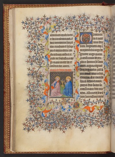 Book of Hours, Lisää MS 32454 f.14v, Ranska tekijältä French School