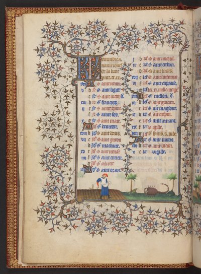 Book of Hours, Lisää MS 32454 f.6v, Ranska tekijältä French School