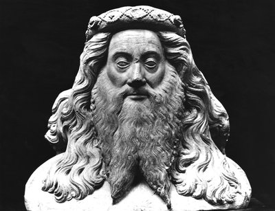 Rintakuva Jean II de Viennen (k. 1435) hautajaispatsaasta, Pagnyn seigneur, lempinimeltään pitkä parta, alkuperäinen 1400-luvulta (kipsi) tekijältä French School