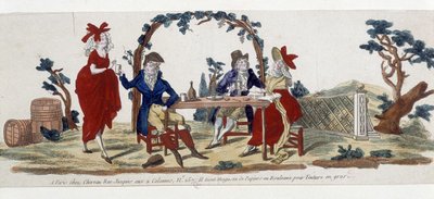 Kahvila Pariisissa: chez Chereau, rue Jacques - kaiverrus tekijältä French School