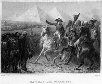 Egyptin kampanja (retkikunta) (1798-1801): Pyramidien taistelu (1798) - Thiersin "" Ranskan vallankumouksessa". 1800-luvulla tekijältä French School
