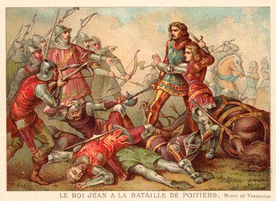 Ranskalaisen Johannes II:n vangitseminen Poitiers