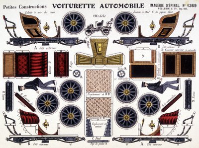 Autokärry: Petites Constructions. 1800-luvulla. tekijältä French School