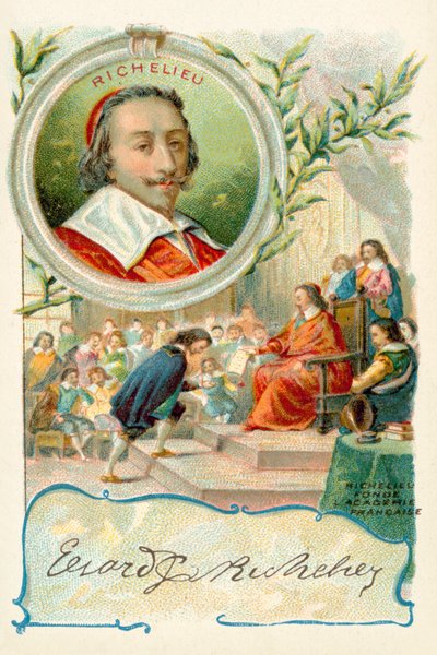 Kardinaali Richelieu perustaa Academie Francaisen tekijältä French School