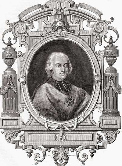 Cardinal de Rohan, Louis Blancin (1811-82) "Histoire de la Revolution Francaisesta" tekijältä French School