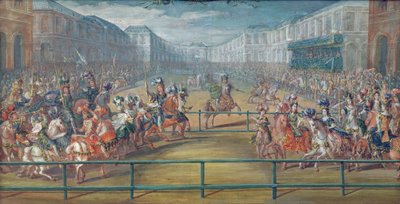 Amazonien karuselli vuonna 1682 tekijältä French School