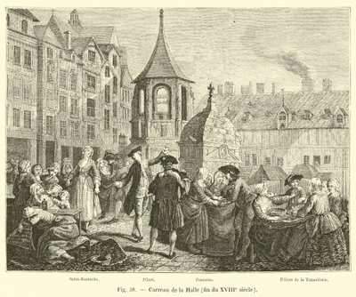 Hallen laatta, 1700-luvun loppu tekijältä French School