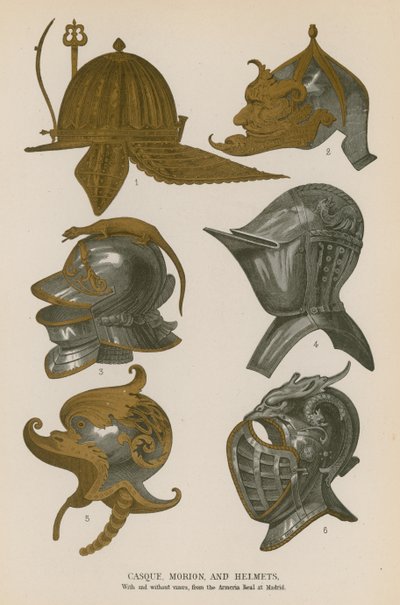 Casque, Morion ja kypärät tekijältä French School