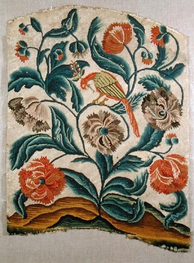 Tuolin selkänoja, n. 1725-50 (kirjonta kankaalle) tekijältä French School