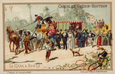 Charabanc (chromolitho) tekijältä French School