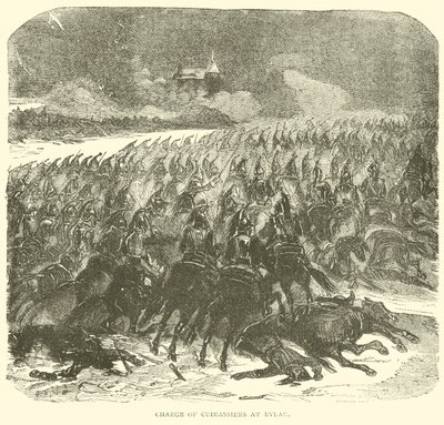 Cuirassiers-maksu Eylaussa (kaiverrus) tekijältä French School