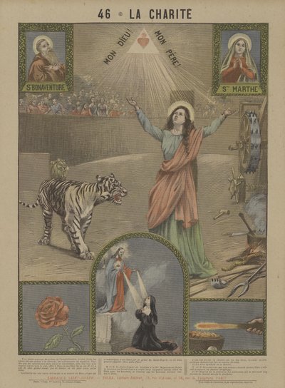Hyväntekeväisyys (väri litho) tekijältä French School