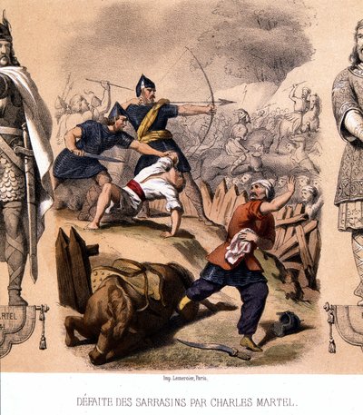 Charles Martel voitti saraseenit Poitiers