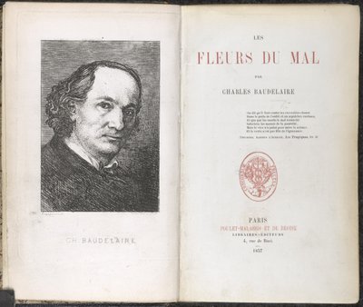 Charles Pierre Baudelaire, Pahan kukat tekijältä French School