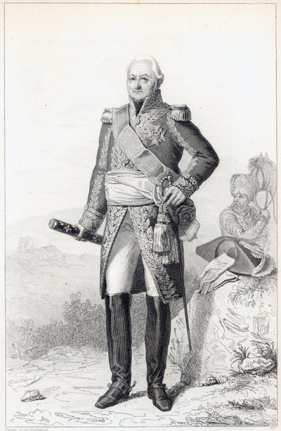 Charles du Houx de Viomenil (1734-1827), markiisi de Viomenil tekijältä French School
