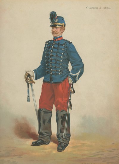 Metsästäjä hevosen selässä tekijältä French School