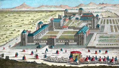 Chateau de Vincennes lähellä Pariisia - 1700-luvulla tekijältä French School