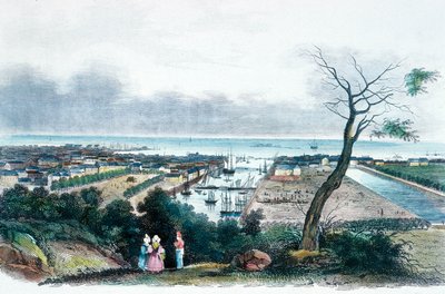 Cherbourg, Normandia (värikaiverrus) tekijältä French School