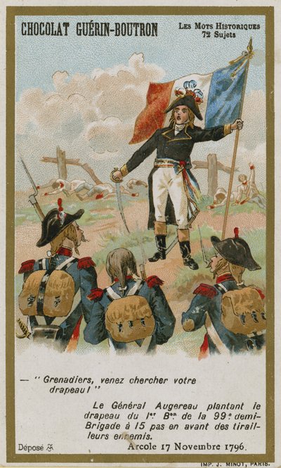 Chocolat Guerin-Boutron -kauppakortti, Historic Words -sarja tekijältä French School
