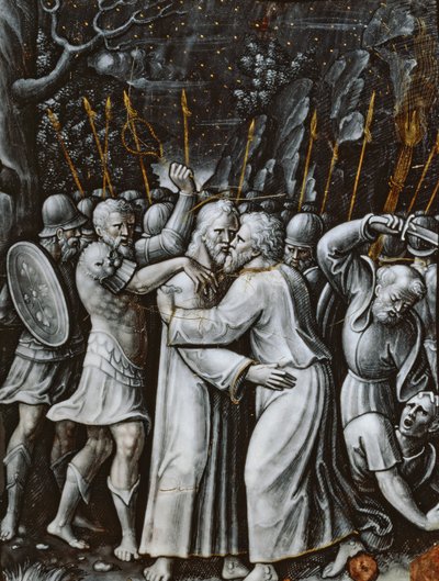 Kristus Getsemanen puutarhassa, Limoges, 1500-luvun puoliväli (emali) tekijältä French School